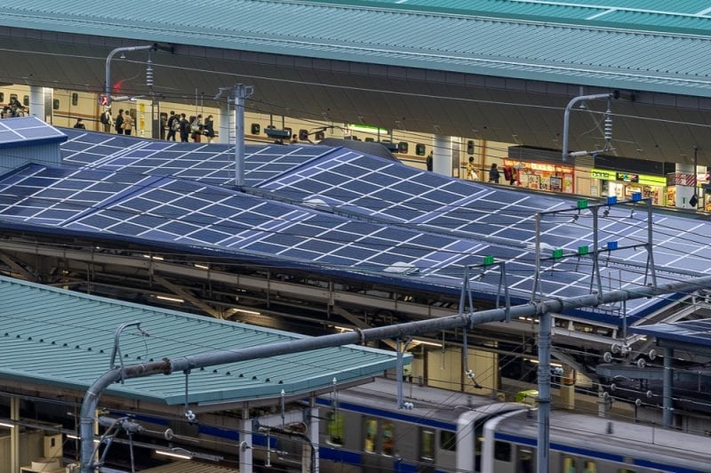 東京駅ホームの写真